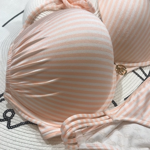 VS bombshell swim set 36DD &L pink bottoms - Picture 11 of 13